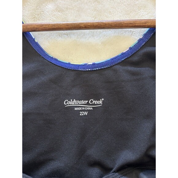 Coldwater Creek Womens Swimsuit Size 22W One Piece Swimdress Sarong ShapeMe - Picture 10 of 11